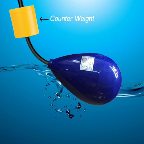 ลูกลอย (Float) คือ ตัววัดระดับของน้ำ ที่สัมผัสกับน้ำโดยตรง