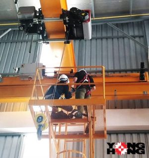 บริการตรวจสอบรอก maintenance crane hoist