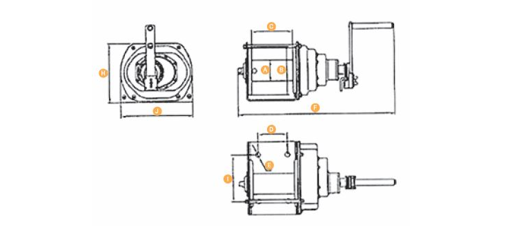 กว้านสลิงมือหมุน