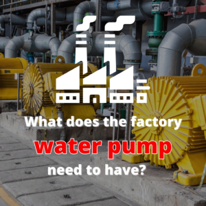 factory water pump