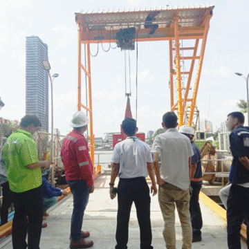 ตราวจสอบเครนประจำปี